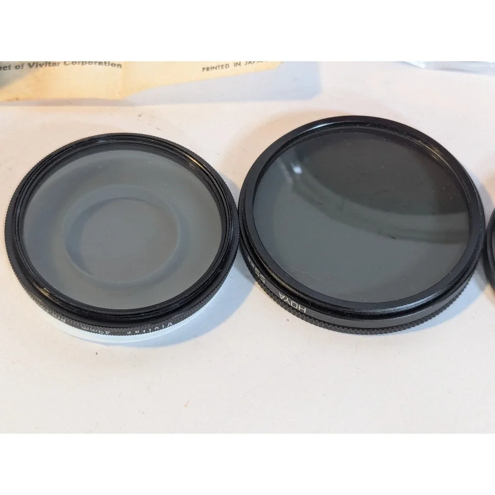 Vintage lot of camera filters‎